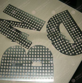 stainless steel decorative sign