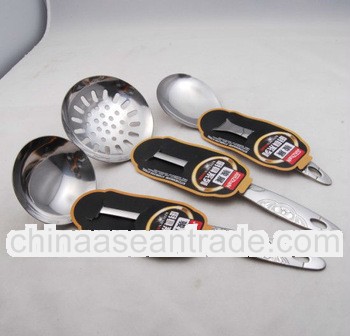 stainless steel kitchen utensils with SS handle with butterfly on and low price