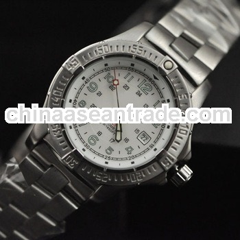 stainless steel metal quartz brand name watches