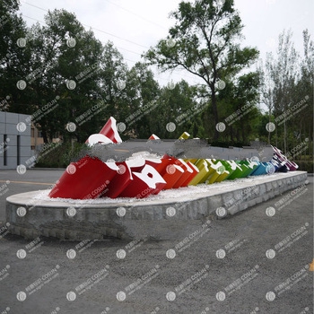 stainless steel standing letter sign