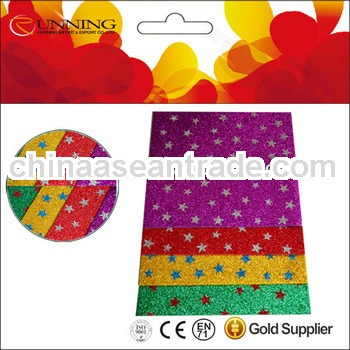 stamping glitter eva foam sheet