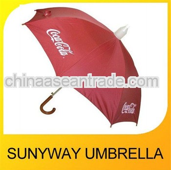 stick adult umbrella with plastic cover