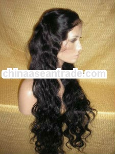 stock brazilian virgin hair 28" inch full lace wig