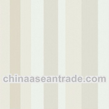 stripe design non-woven foaming wallpaper