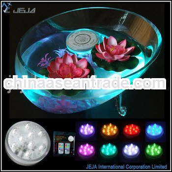 submersible waterproof holiday lights battery candles with remote