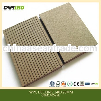 synthetic faux plastic teak wood decking