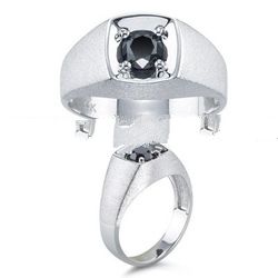 Black Diamond Mens Ring