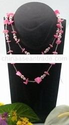 Bead with Shell Necklace