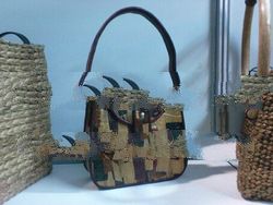 Katrine Water Hyacinth [Water Lily] Abstract Hand Bag