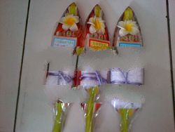 Bath Gift set with Wood Leaf