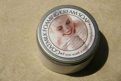 ZEN ORGANIC GOAT'S MILK FOAMING CREAM SOAP