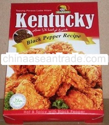 kentucky flour with black papper