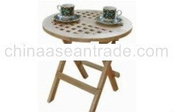 KAYU CROSS MINI TABLE ROUND