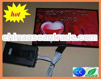 tee glow up sheet with inverter,light el shirt panel