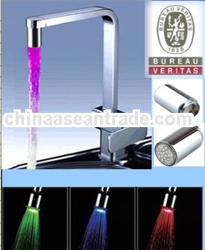 temperature sensor kitchen faucet light