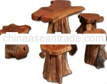 TEAK ROOT BAR SET TRB01