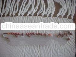 Brown stone necklace