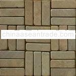 3cm x 10cm wooven style Parquetry