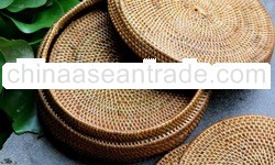 Lombok Rattan Coaster