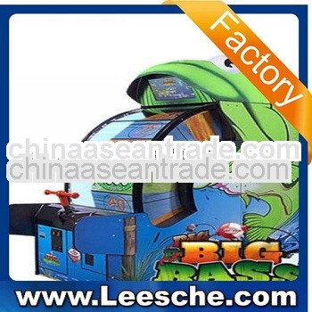 ticket redemption kids coin operated arcade game machine Original Big bass wheel LSAMU 0110-9