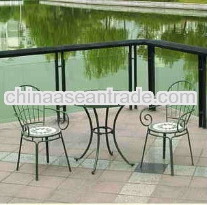 tiles mosaic coffee table and chairs set,outdoor patio furniture folding bistro set,white garden set