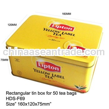 tin packaging box for tea chocolate biscuit