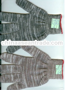 top quality cheap Ne6s/1 gloves yarn black and gray