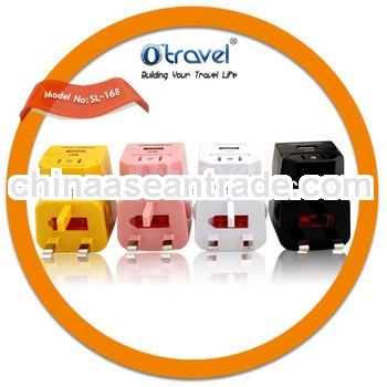 top selling universal travel usb adapter as gifts promotions