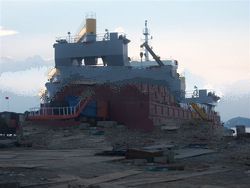 800mm Self-Propelling Cutter Suction Dredger