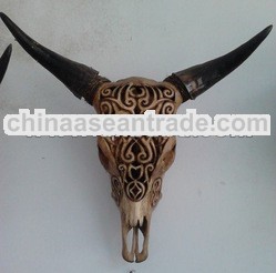 Skull COW tribal motif