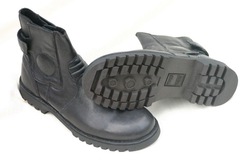 AR01 Leather Biker Shoes