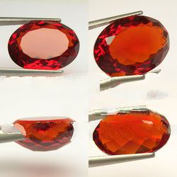 11 cts Huge Oval (18x13 mm) Lab Simulated Padparadscha AAA