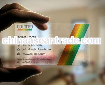 transparent business cards