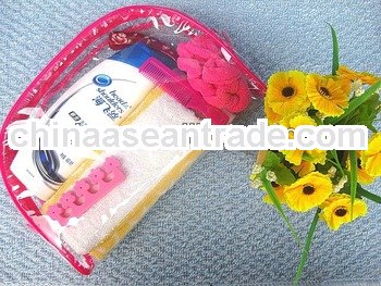 transparent pvc wash bag