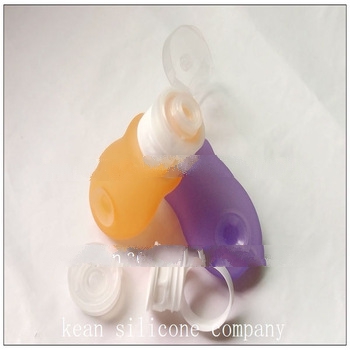 travel plastic bottles/silicone travel bottles /silicone water bottle
