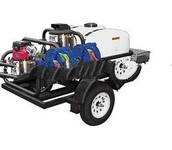 NorthStar Hot Water Pressure Washer - Honda Engine, 4 GPM 4000 PSI, Trailer Mounted