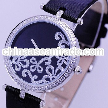 trendy personalized logo genuine leather watches for women