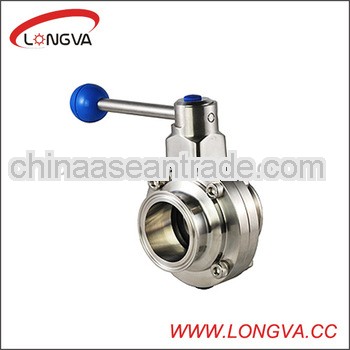 triclover handle operated butterfly valve