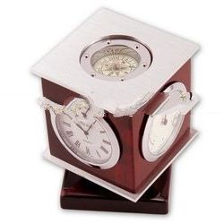 Piano Finish Swivel Clock
