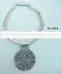 SILVER Braceletes