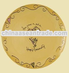 Happy Anniversary 'Writable' Plate