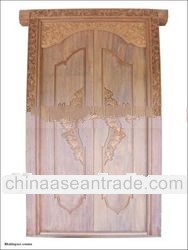 Balinese wood carved door / Bali wood carving doors