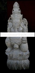 Ganesh 1m94 Giant Stone Statue