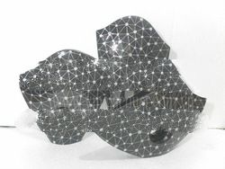 Lacquer mother of pearl vase