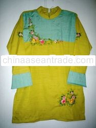 Ribbon Embroidery Shirt