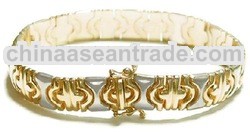 bulgatti two-tone bracelet, 7.5 in