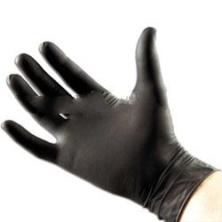 latex glove, nitrile glove, black nitrile glove