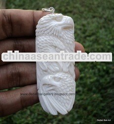 Group of Eagle Ox Bone Pendant