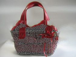 Silver Flower Aluminium Foil Bag