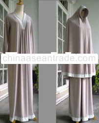 abaya muslim dress khimar jersey
